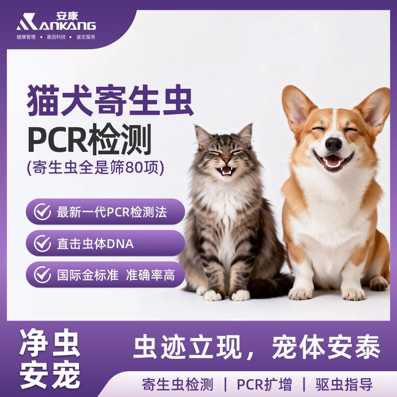 猫犬寄生虫PCR检测(寄生虫全筛80项)