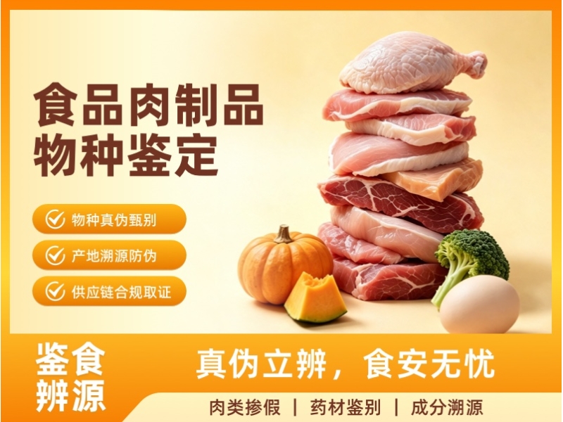 食品物种鉴定